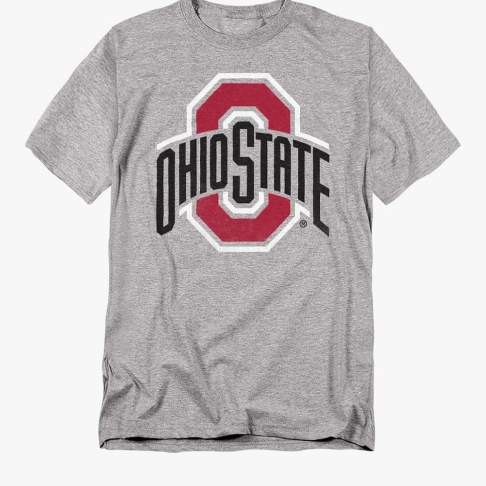 New Medium Ohio State Official Collegiate Primary Distressed Logo Unisex for Men